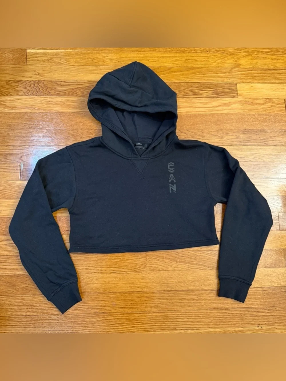 Lululemon Team Canada All Yours Cropped Hoodie COC Logo Black - Size 4